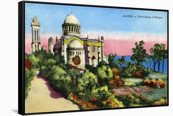 Notre Dame D'Afrique, Algiers, Algeria, Early 20th Century-null-Framed Stretched Canvas