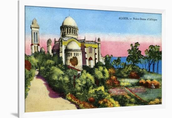 Notre Dame D'Afrique, Algiers, Algeria, Early 20th Century-null-Framed Giclee Print