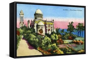 Notre Dame D'Afrique, Algiers, Algeria, Early 20th Century-null-Framed Stretched Canvas