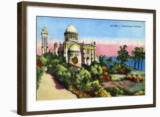 Notre Dame D'Afrique, Algiers, Algeria, Early 20th Century-null-Framed Giclee Print