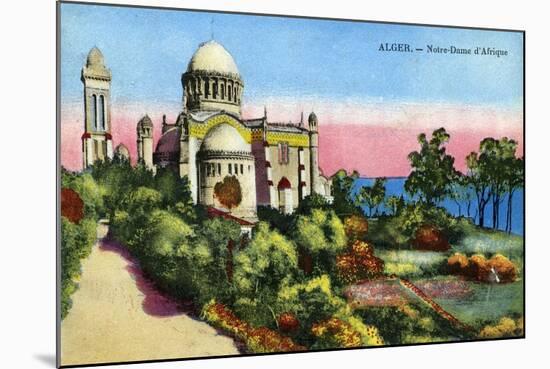 Notre Dame D'Afrique, Algiers, Algeria, Early 20th Century-null-Mounted Giclee Print