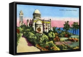 Notre Dame D'Afrique, Algiers, Algeria, Early 20th Century-null-Framed Stretched Canvas