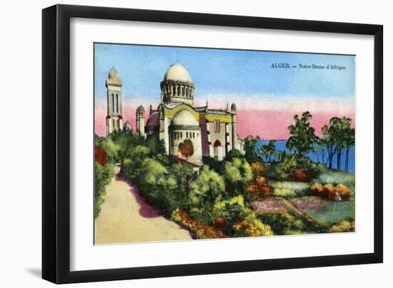 Notre Dame D'Afrique, Algiers, Algeria, Early 20th Century-null-Framed Giclee Print