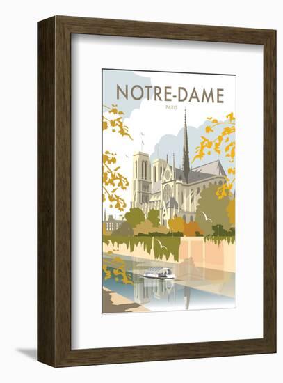 Notre Dame - Dave Thompson Contemporary Travel Print-Dave Thompson-Framed Giclee Print