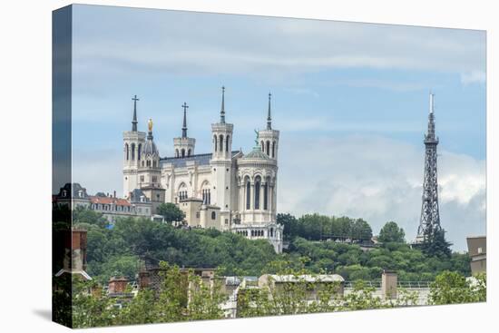 Notre Dame de Fourviere, Lyon, France-Jim Engelbrecht-Stretched Canvas
