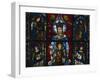 Notre-Dame De La Belle Verriere: Virgin and Child, Stained Glass Window-null-Framed Giclee Print