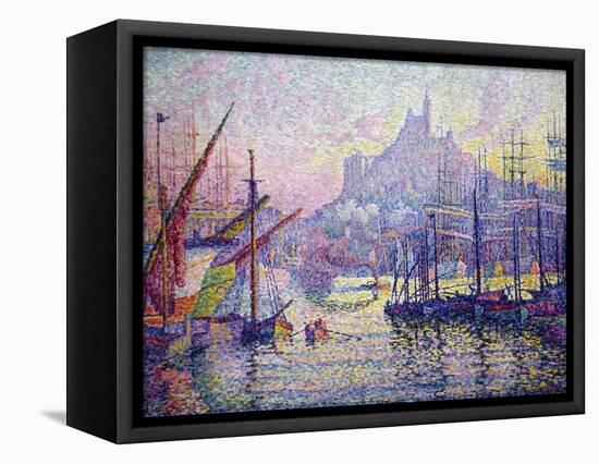 Notre-Dame-De-La-Garde (La Bonne-Mère), Marseilles-Paul Signac-Framed Stretched Canvas