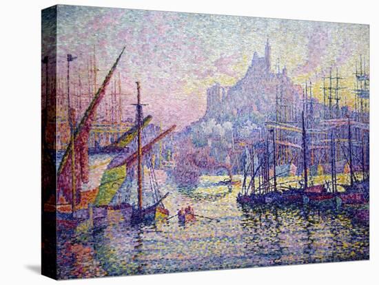 Notre-Dame-De-La-Garde (La Bonne-Mère), Marseilles-Paul Signac-Stretched Canvas