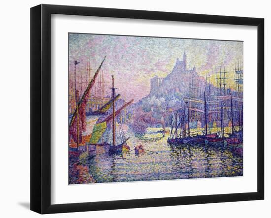 Notre-Dame-De-La-Garde (La Bonne-Mère), Marseilles-Paul Signac-Framed Art Print