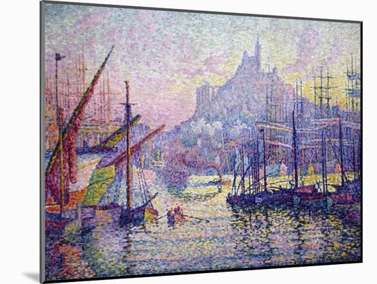 Notre-Dame-De-La-Garde (La Bonne-Mère), Marseilles-Paul Signac-Mounted Art Print