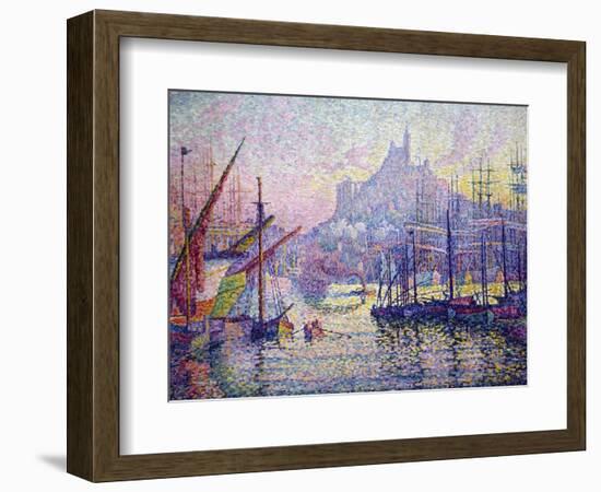 Notre-Dame-De-La-Garde (La Bonne-Mère), Marseilles-Paul Signac-Framed Art Print