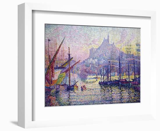 Notre-Dame-De-La-Garde (La Bonne-Mère), Marseilles-Paul Signac-Framed Art Print