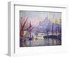 Notre-Dame-De-La-Garde (La Bonne-Mère), Marseilles-Paul Signac-Framed Art Print