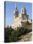 Notre Dame De La Garde, Marseille, Bouches-Du-Rhone, Provence, France-Guy Thouvenin-Stretched Canvas