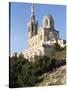 Notre Dame De La Garde, Marseille, Bouches-Du-Rhone, Provence, France-Guy Thouvenin-Stretched Canvas