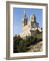 Notre Dame De La Garde, Marseille, Bouches-Du-Rhone, Provence, France-Guy Thouvenin-Framed Photographic Print