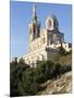 Notre Dame De La Garde, Marseille, Bouches-Du-Rhone, Provence, France-Guy Thouvenin-Mounted Photographic Print