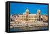 Notre Dame de la Garde, Marseille, Provence, France on the Mediterranean Sea-null-Framed Stretched Canvas
