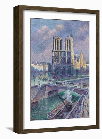 Notre-Dame De Paris, 1900-Maximilien Luce-Framed Giclee Print