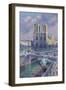 Notre-Dame De Paris, 1900-Maximilien Luce-Framed Giclee Print