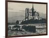 'Notre-Dame De Paris', 1919-Alfred Latour-Framed Giclee Print