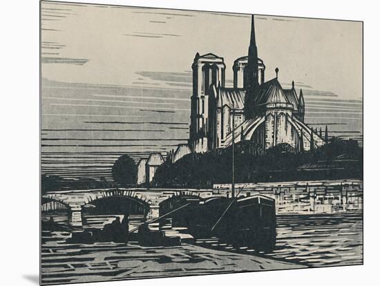 'Notre-Dame De Paris', 1919-Alfred Latour-Mounted Giclee Print