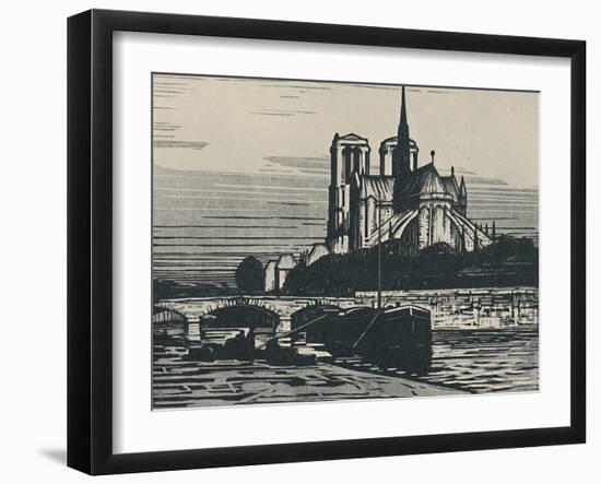 'Notre-Dame De Paris', 1919-Alfred Latour-Framed Giclee Print