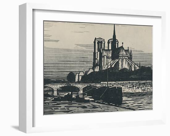 'Notre-Dame De Paris', 1919-Alfred Latour-Framed Giclee Print