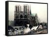 Notre Dame De Paris, C1900-1942-Pierre Hode-Framed Stretched Canvas