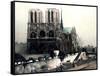 Notre Dame De Paris, C1900-1942-Pierre Hode-Framed Stretched Canvas