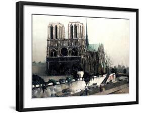 Notre Dame De Paris, C1900-1942-Pierre Hode-Framed Giclee Print