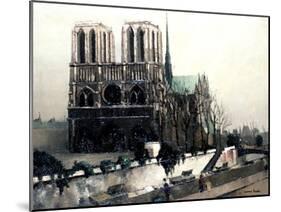 Notre Dame De Paris, C1900-1942-Pierre Hode-Mounted Giclee Print