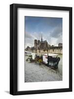 Notre Dame De Paris Cathedral and the River Seine, Paris, France, Europe-Julian Elliott-Framed Photographic Print