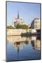 Notre Dame De Paris Cathedral and the River Seine, Paris, France, Europe-Julian Elliott-Mounted Photographic Print