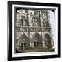 Notre Dame De Paris Cathedral, of the Porch, Paris (IVth Arrondissement), Circa 1860-Leon, Levy et Fils-Framed Photographic Print