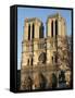 Notre-Dame de Paris Cathedral, Paris, France, Europe-Godong-Framed Stretched Canvas