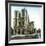 Notre Dame De Paris Cathedral Seen from the Embankments, Paris-Leon, Levy et Fils-Framed Photographic Print