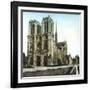 Notre Dame De Paris Cathedral Seen from the Embankments, Paris-Leon, Levy et Fils-Framed Photographic Print