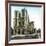 Notre Dame De Paris Cathedral Seen from the Embankments, Paris-Leon, Levy et Fils-Framed Photographic Print