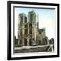 Notre Dame De Paris Cathedral Seen from the Embankments, Paris-Leon, Levy et Fils-Framed Photographic Print