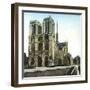 Notre Dame De Paris Cathedral Seen from the Embankments, Paris-Leon, Levy et Fils-Framed Photographic Print