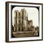 Notre Dame De Paris Cathedral Seen from the Embarkments, Paris-Leon, Levy et Fils-Framed Photographic Print