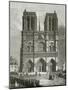 Notre Dame De Paris En 1642 - Illustration from Notre Dame De Paris, 19th Century-Eugene Emmanuel Viollet-le-Duc-Mounted Giclee Print