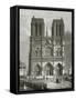 Notre Dame De Paris En 1642 - Illustration from Notre Dame De Paris, 19th Century-Eugene Emmanuel Viollet-le-Duc-Framed Stretched Canvas