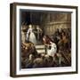 Notre-Dame de Paris - Esmeralda à Notre-Dame-Louis Boulanger-Framed Giclee Print