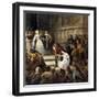 Notre-Dame de Paris - Esmeralda à Notre-Dame-Louis Boulanger-Framed Giclee Print