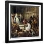 Notre-Dame de Paris - Esmeralda à Notre-Dame-Louis Boulanger-Framed Giclee Print