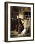 Notre-Dame de Paris - Frollo, Esmeralda et La Sachette-Louis Boulanger-Framed Giclee Print