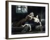 Notre-Dame de Paris - Frollo et Esmeralda-Louis Boulanger-Framed Giclee Print