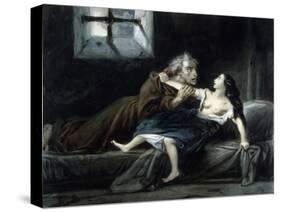 Notre-Dame de Paris - Frollo et Esmeralda-Louis Boulanger-Stretched Canvas